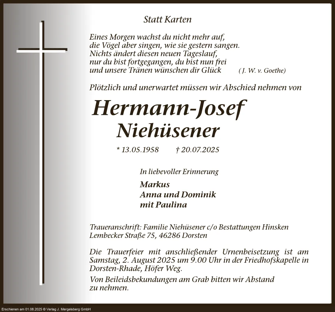 Traueranzeige