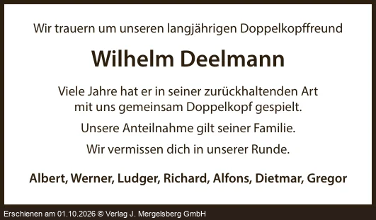 Traueranzeige