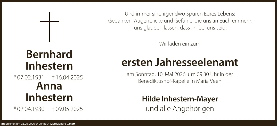 Traueranzeige
