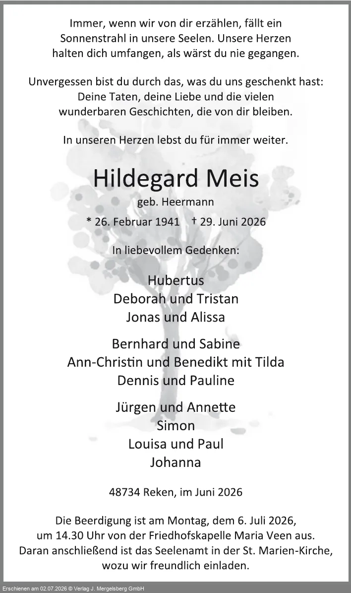 Traueranzeige