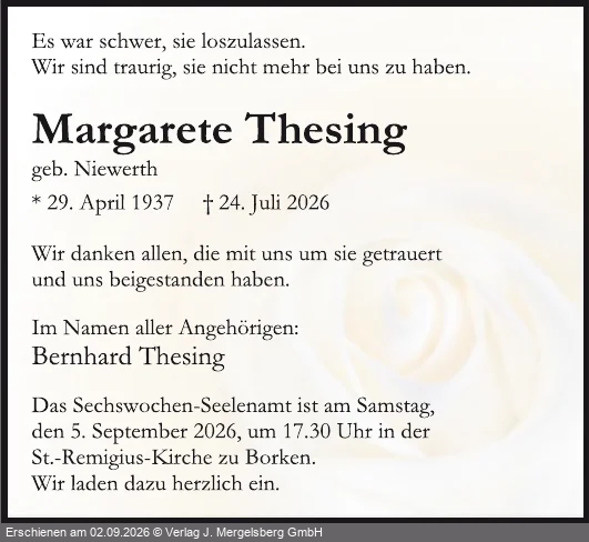 Traueranzeige