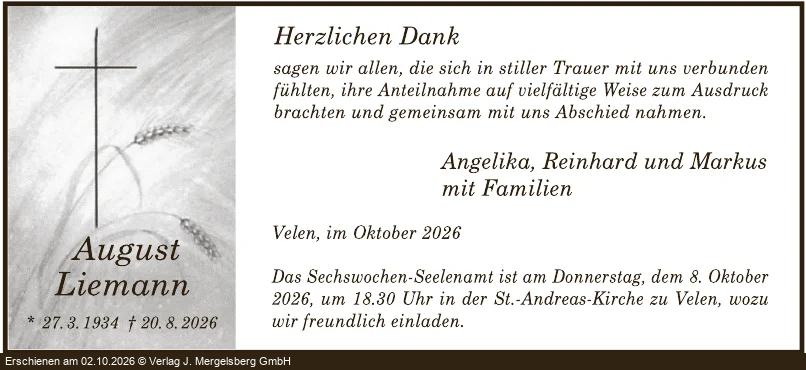 Traueranzeige