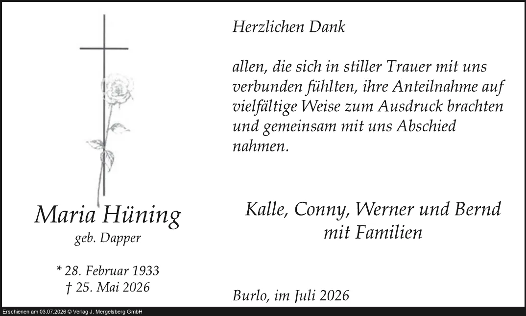 Traueranzeige