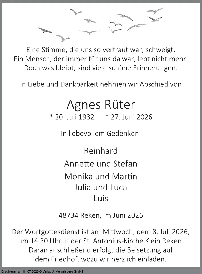 Traueranzeige