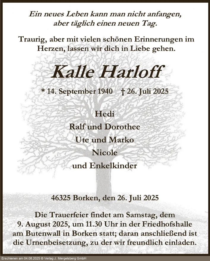Traueranzeige