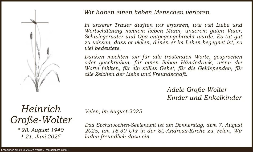 Traueranzeige