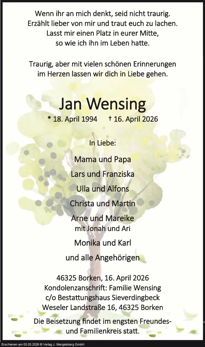 Traueranzeige