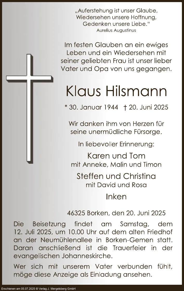 Traueranzeige