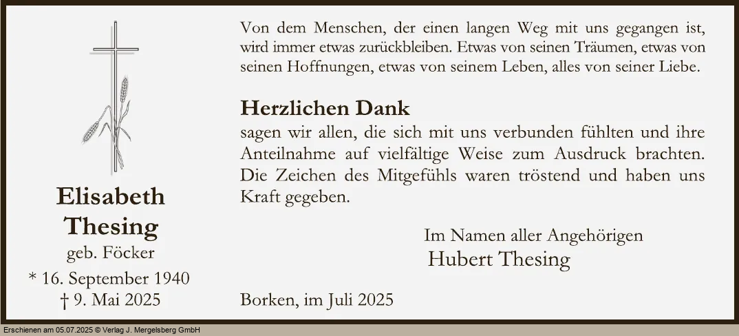Traueranzeige