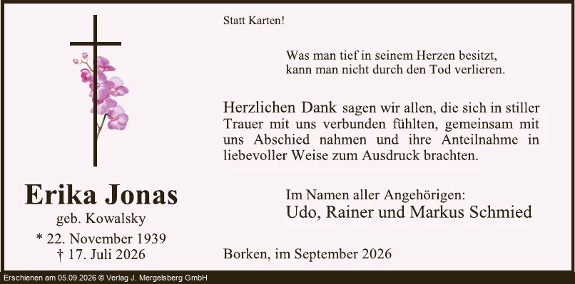 Traueranzeige