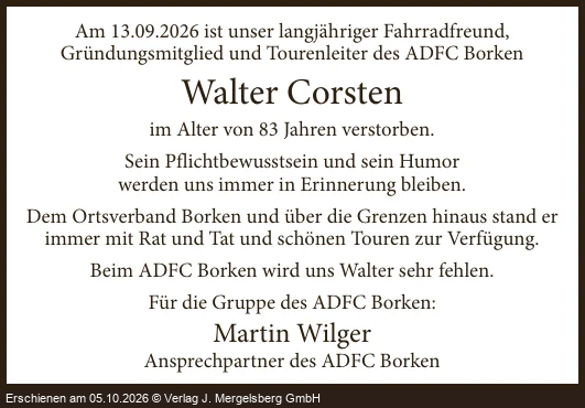 Traueranzeige