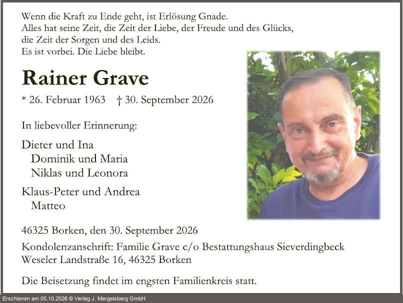 Traueranzeige
