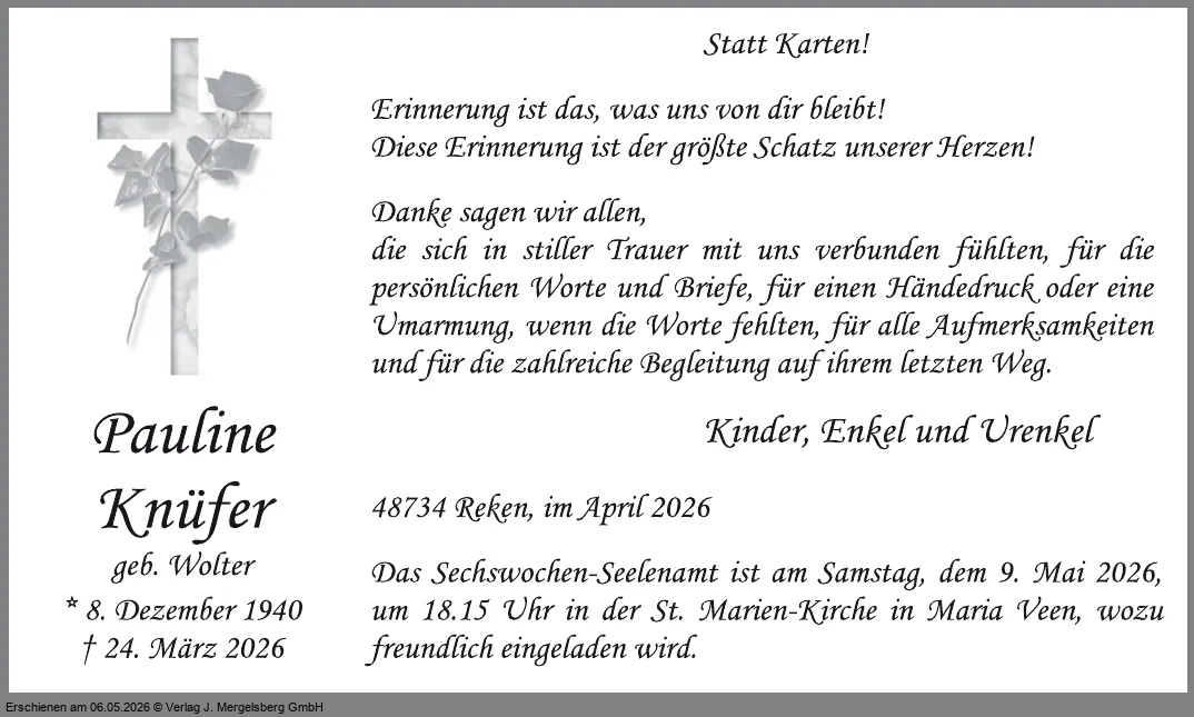 Traueranzeige