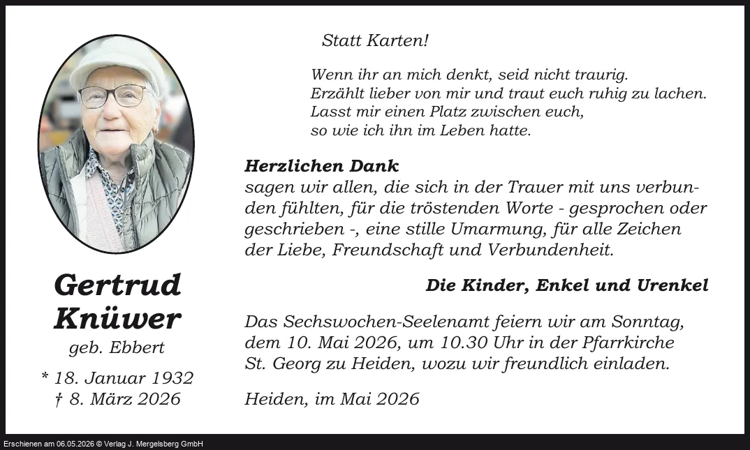Traueranzeige