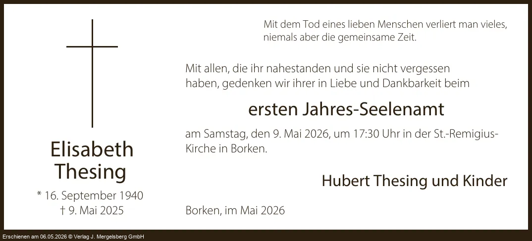 Traueranzeige