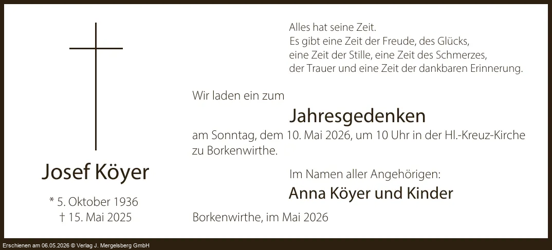 Traueranzeige