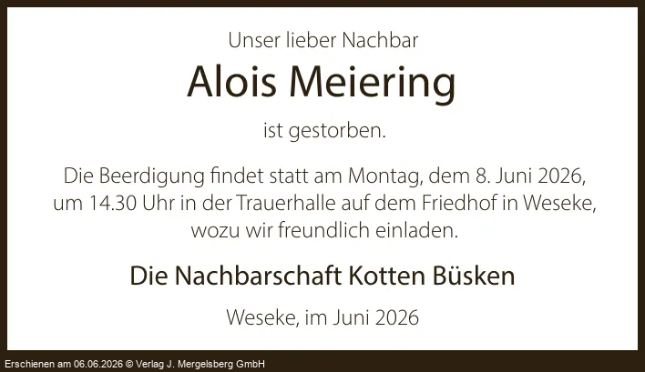 Traueranzeige