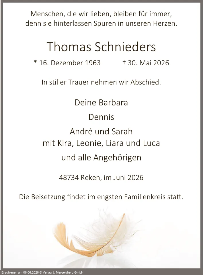 Traueranzeige
