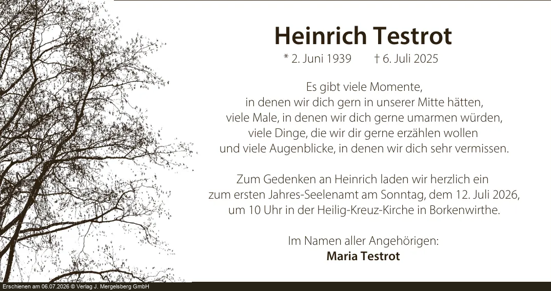 Traueranzeige