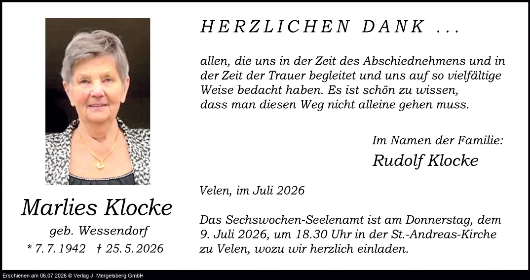 Traueranzeige