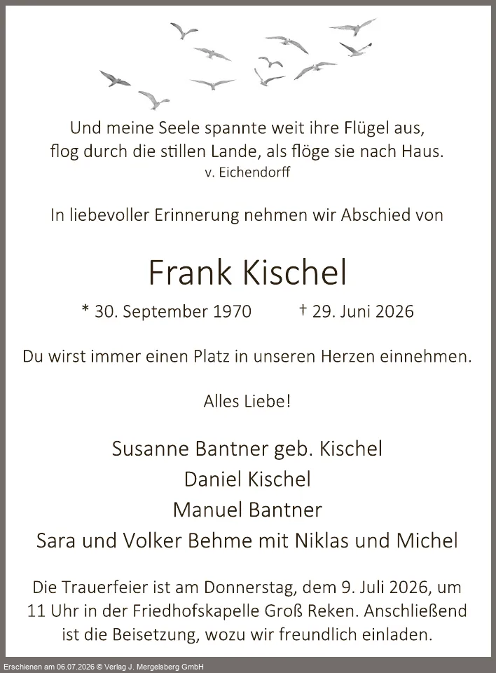 Traueranzeige