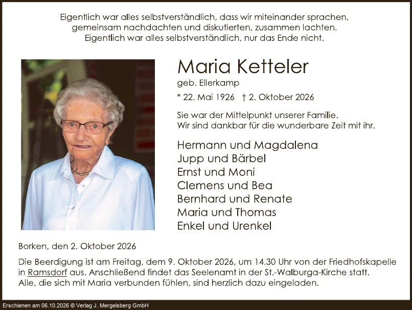 Traueranzeige