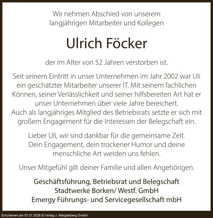 Traueranzeige