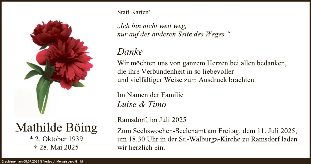 Traueranzeige