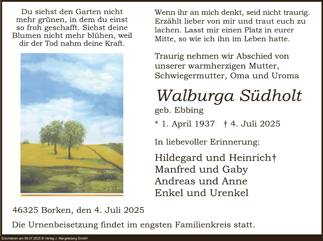 Traueranzeige