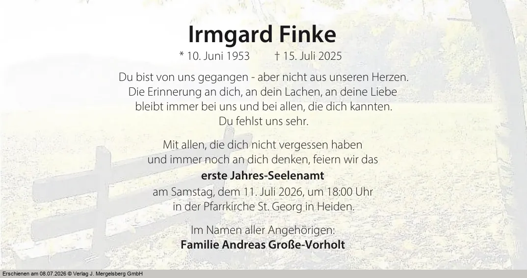 Traueranzeige
