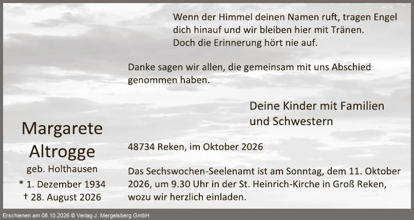 Traueranzeige