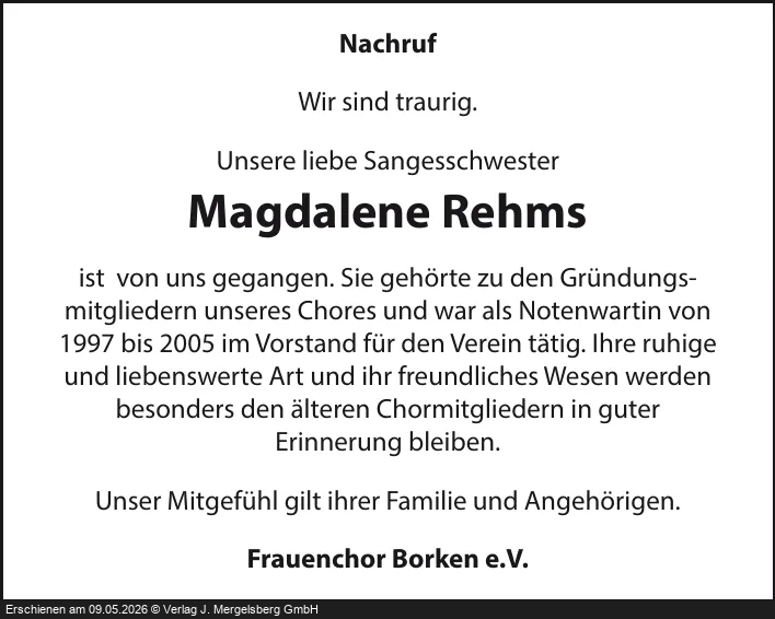 Traueranzeige