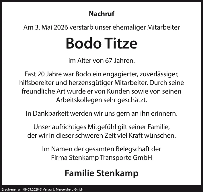 Traueranzeige