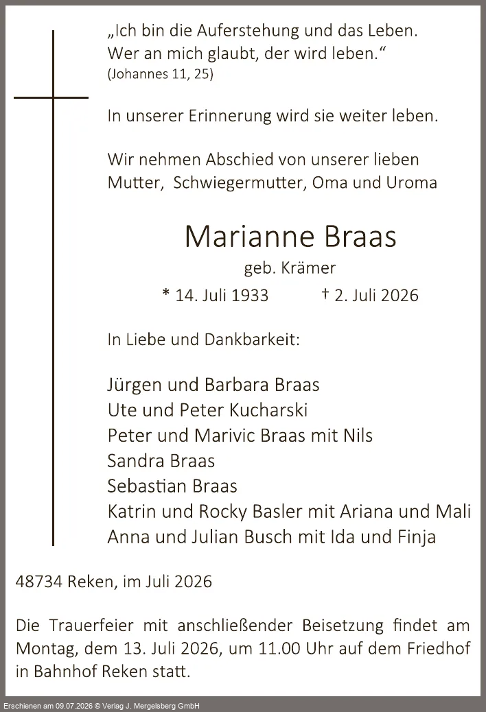 Traueranzeige