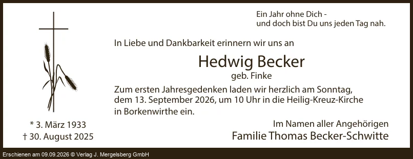 Traueranzeige