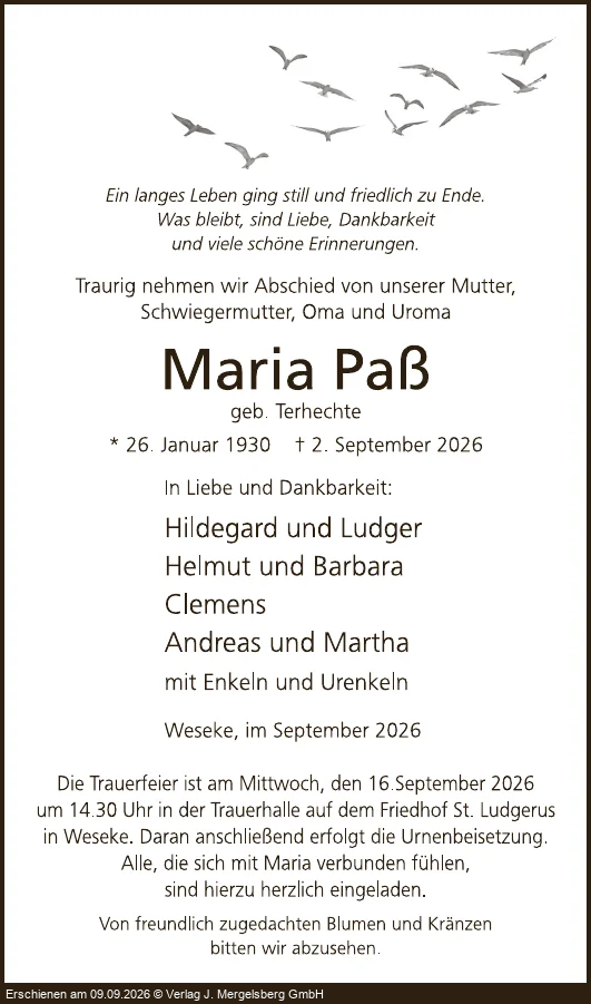 Traueranzeige