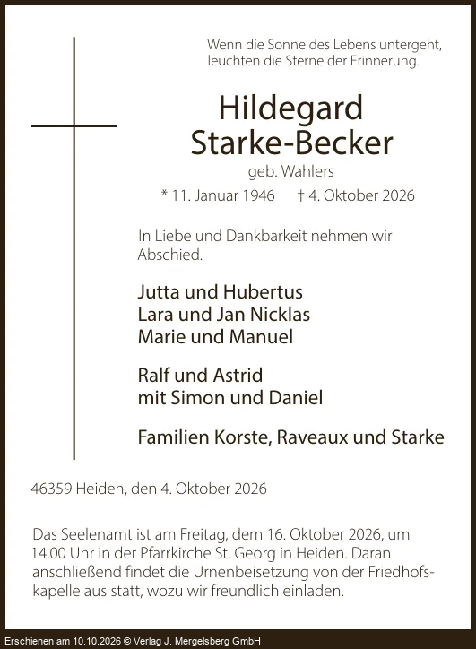 Traueranzeige