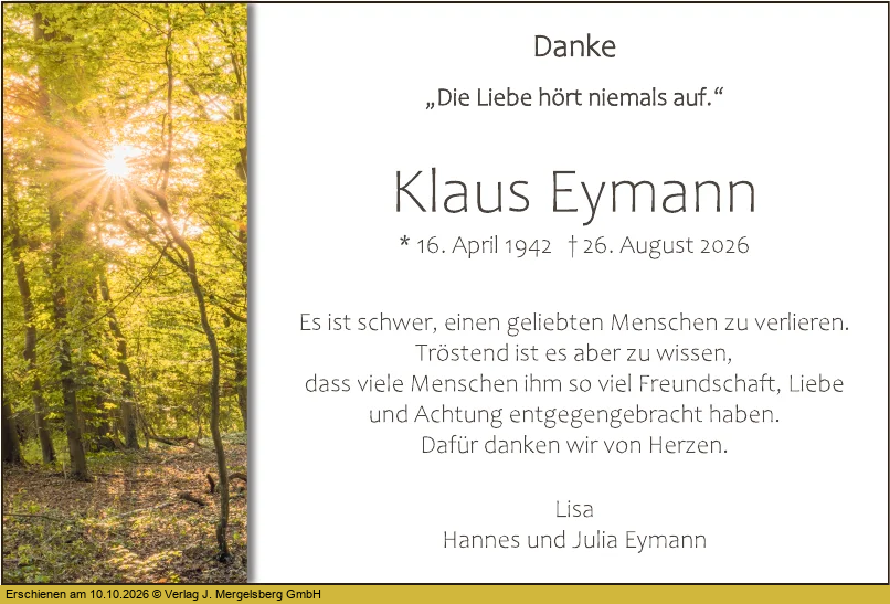 Traueranzeige