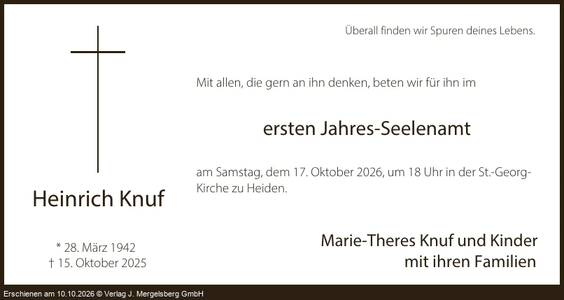Traueranzeige