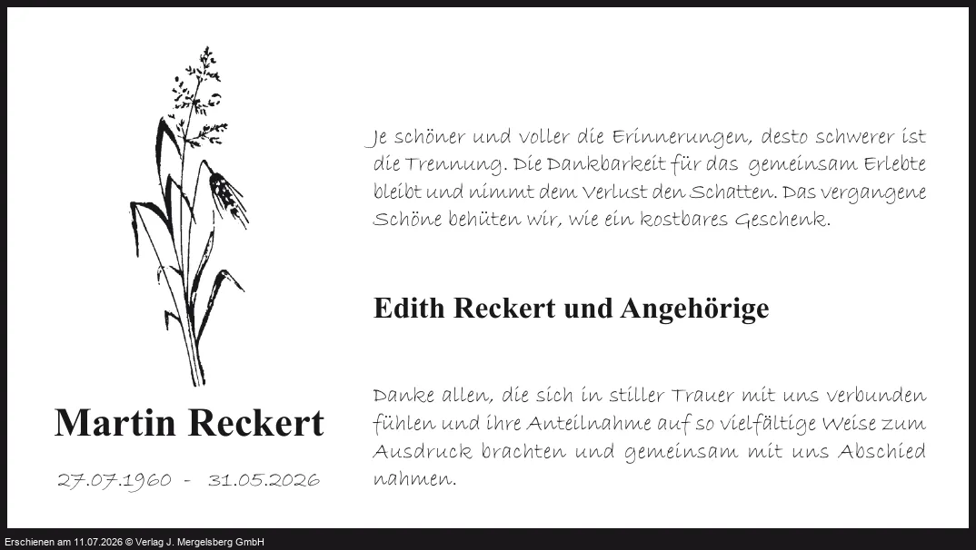 Traueranzeige