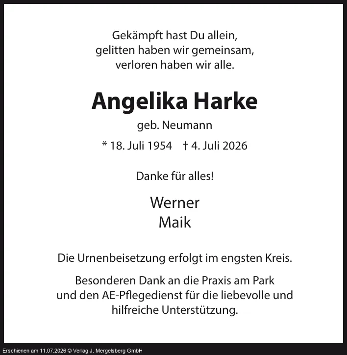 Traueranzeige