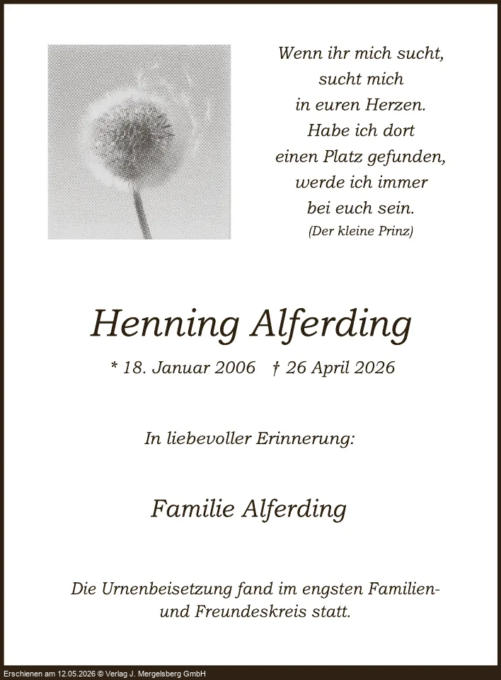 Traueranzeige