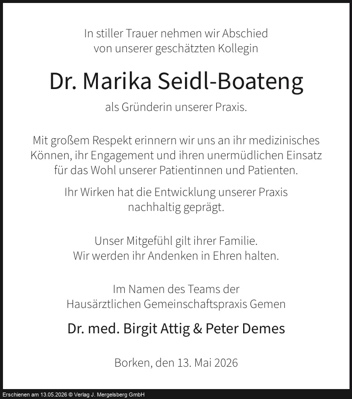 Traueranzeige