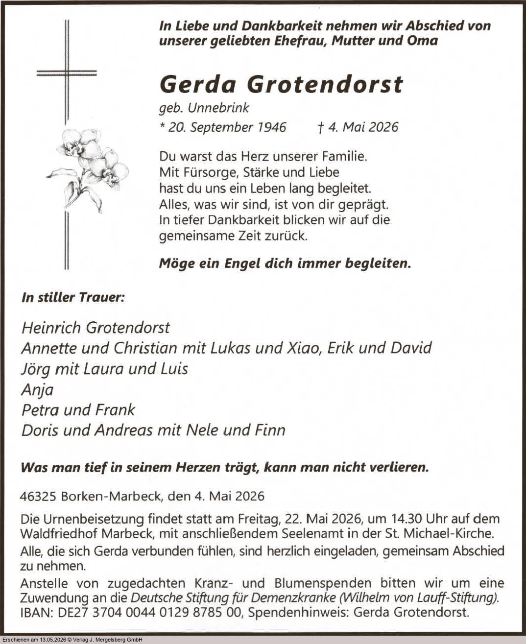 Traueranzeige