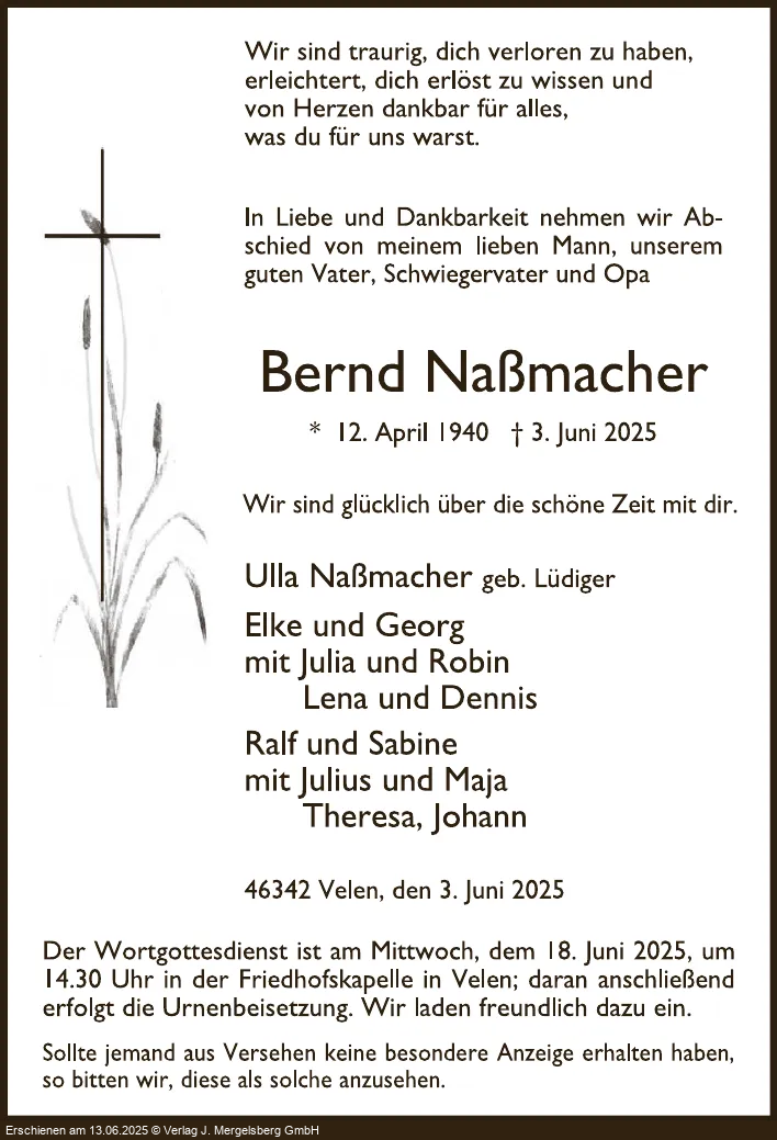 Traueranzeige