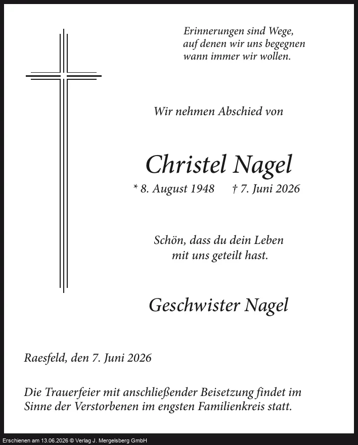 Traueranzeige