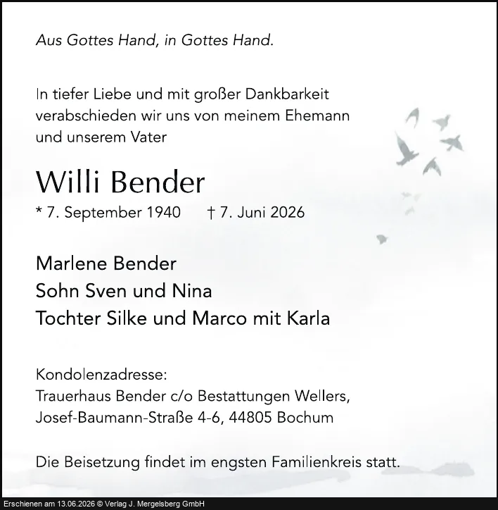 Traueranzeige