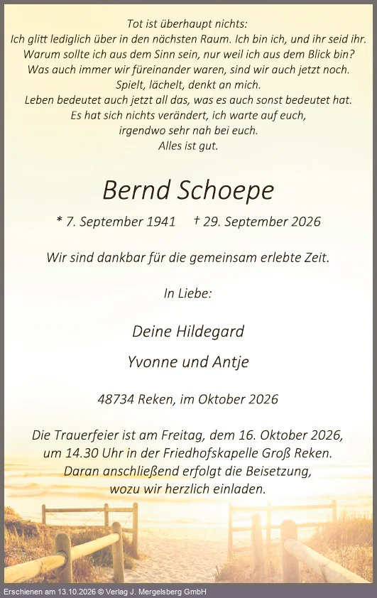 Traueranzeige