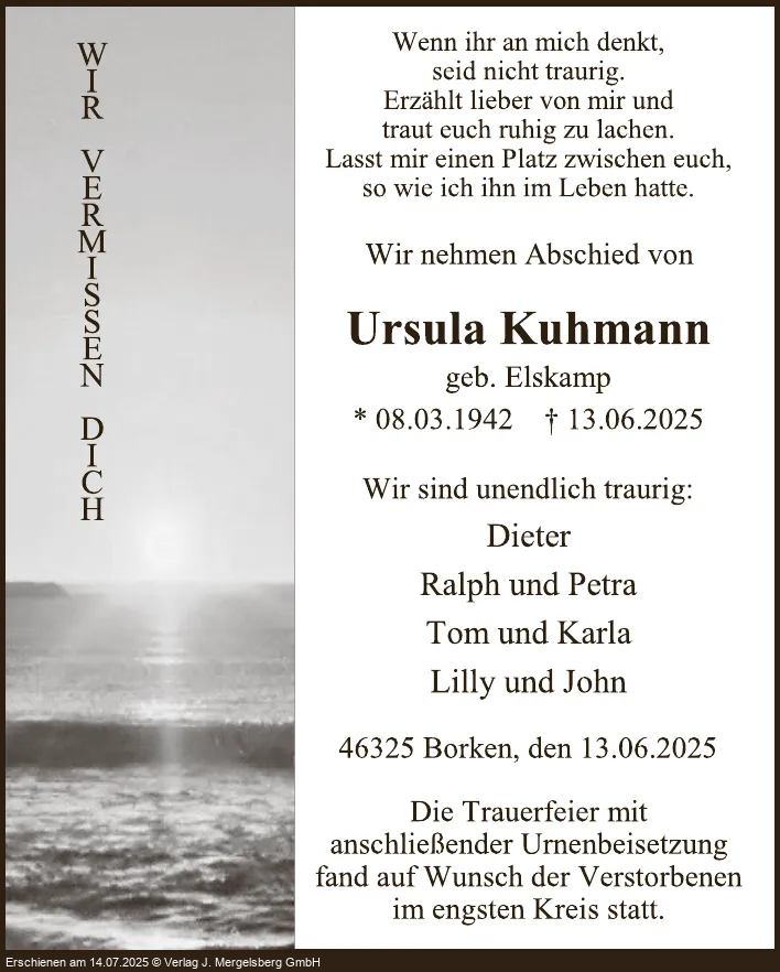 Traueranzeige