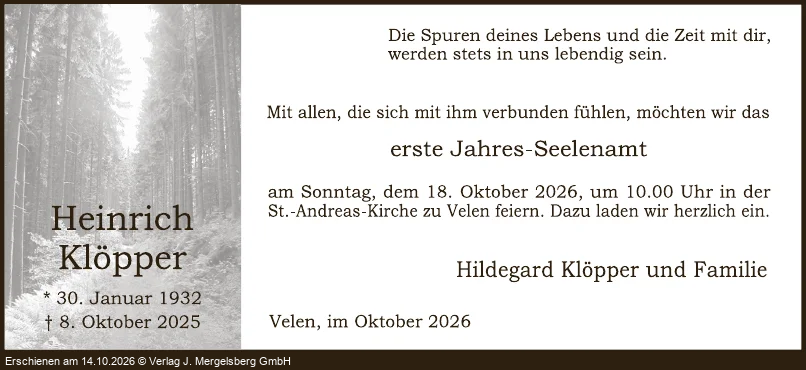 Traueranzeige